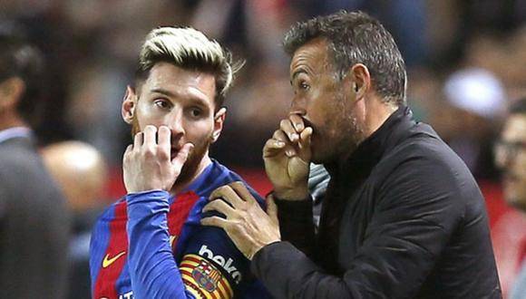 MESSI REVELA ENFRENTAMIENTO CON LUIS ENRIQUE