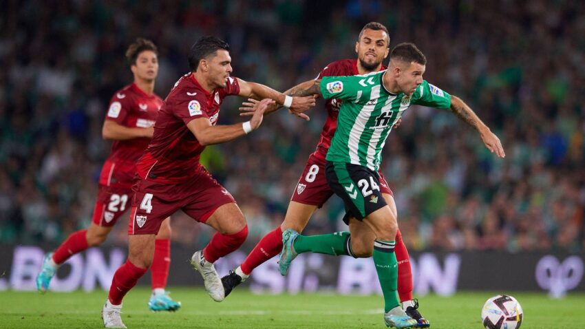 PARTIDO CON EXPULSIONES, EL DERBI SEVILLANO