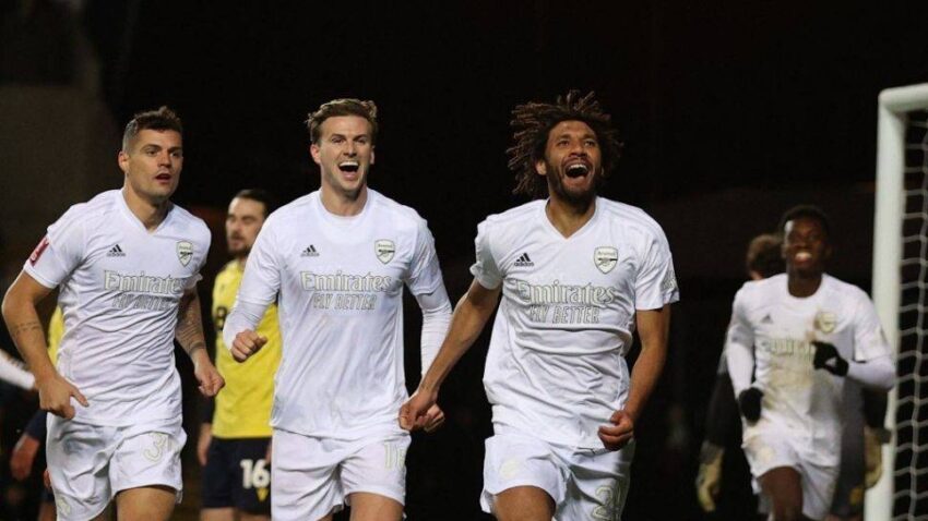 ARSENAL GOLEÓ AL OXFORD UNITED POR LA FA CUP