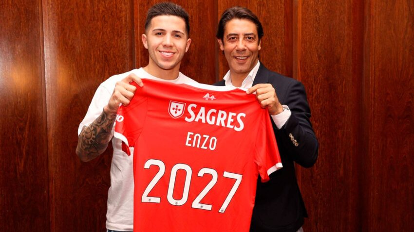 DT DEL BENFICA MOLESTO POR ENZO