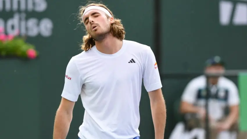 TSITSIPAS CAE EN SU DEBUT EN INDIAN WELLS