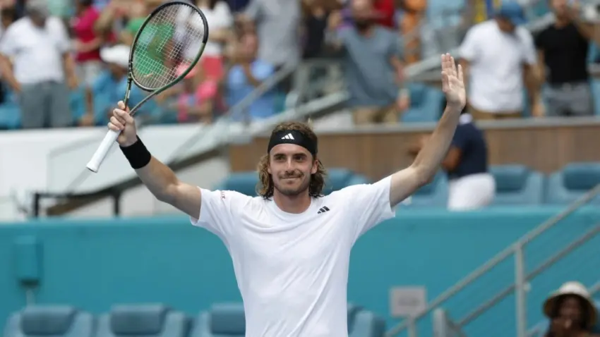 TSITSIPAS ESCAPA DE GARÍN EN EL MIAMI OPEN