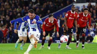 MAC ALLISTER LE DA EL TRIUNFO DE PENAL AL BRIGHTON