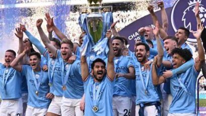 MANCHESTER CITY CAMPEONÓ LA PRIMER LEAGUE CON CALMA