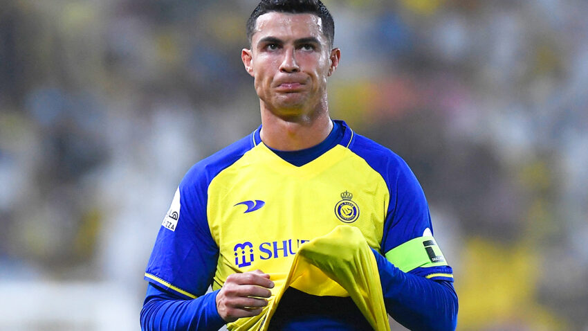 CRISTIANO DESATADO EN RUEDA DE PRENSA