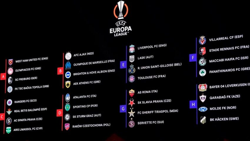 ESTÁN LISTOS Y DEFINIDOS LOS GRUPOS DE LA EUROPA LEAGUE