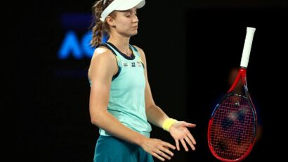 MARATÓNICA CAÍDA DE ELENA RYBAKINA EN EL AUSTRALIAN OPEN
