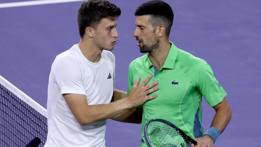 NOVAK DJOKOVIC VS LUCA NARDI, SORPRESIVA CAÍDA DE 'NOLE'