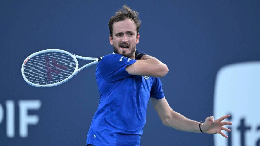 DANIIL MEDVEDEV SE INSTALA EN CUARTOS DE MIAMI