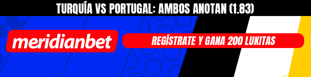 Turquía vs Portugal pronóstico meridianbet