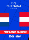 PAÍSES BAJOS VS AUSTRIA: PRONÓSTICOS Y CUOTAS DE MERIDIANBET