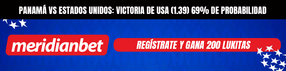 Panamá vs Estados Unidos pronóstico meridianbet
