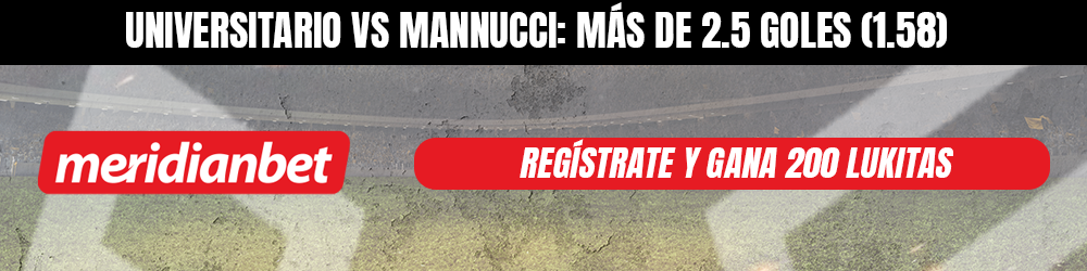 Universitario vs manucci pronósticos meridianbet