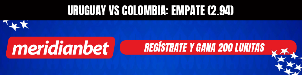 Uruguay vs Colombia pronóstico meridianbet