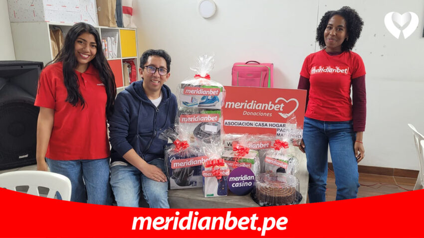 MERIDIANBET SE UNIÓ AL TÉ DE ESPERANZA DE LA CASA HOGAR PADRE MARTINHO