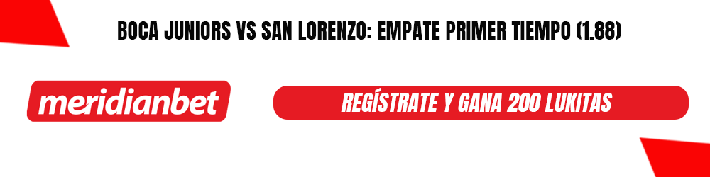 Boca Jrs vs San Lorenzo pronósticos Meridianbet