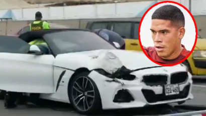 YURIEL CELI, JUGADOR DE UNIVERSITARIO, PROTAGONIZA ACCIDENTE DE TRÁNSITO