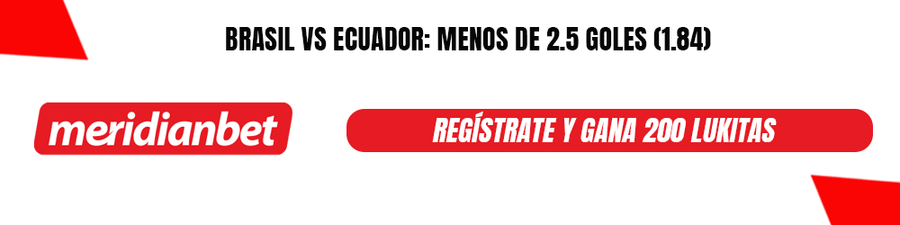 Brasil vs Ecuador Pronóstico Meridianbet