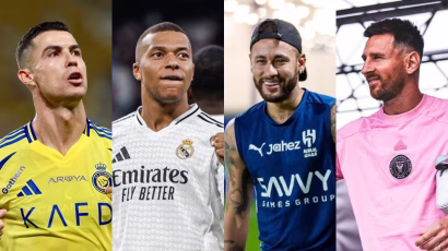 LOS 10 FUTBOLISTAS MEJORES PAGADOS DEL 2024