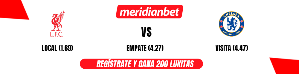 Liverpool vs Chelsea Pronóstico Meridianbet
