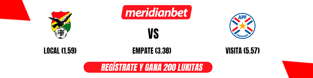 Bolivia vs Paraguay Pronóstico Meridianbet