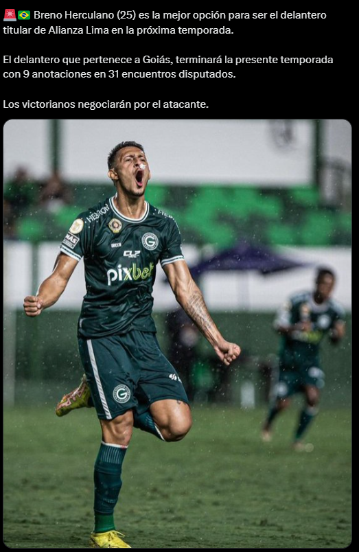 Un delantero con proyección y goles