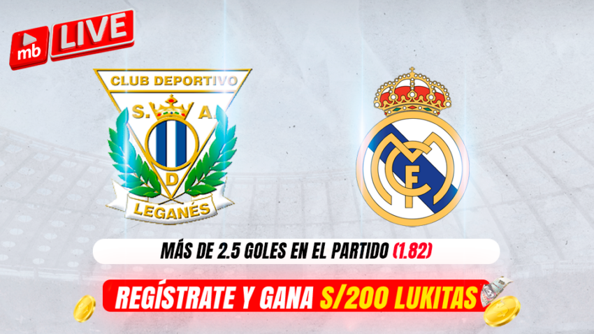 LEGANÉS VS REAL MADRID: PRONÓSTICOS Y CUOTAS DE MERIDIANBET