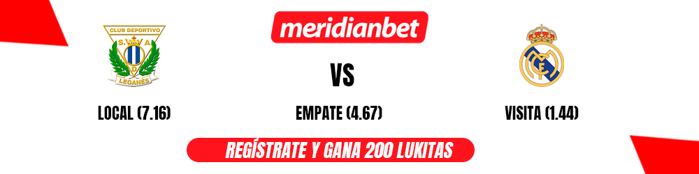 Leganés vs Real Madrid Pronóstico Meridianbet
