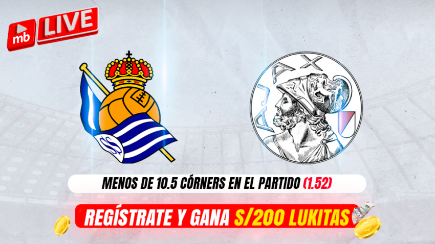 REAL SOCIEDAD VS AJAX: PRONÓSTICOS Y CUOTAS DE MERIDIANBET