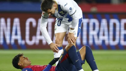 LAMINE YAMAL DE BAJA POR CASI 1 MES  