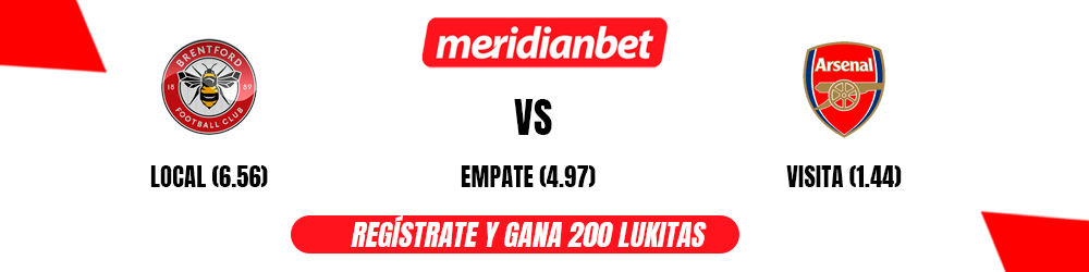 Brentford vs Arsenal Pronóstico Meridianbet