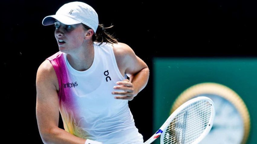 IGA SWIATEK BRILLA EN EL AUSTRALIAN OPEN CON CONTUNDENTE VICTORIA EN PRIMERA RONDA