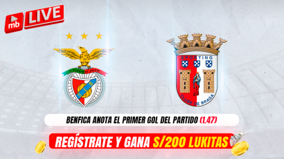 BENFICA VS BRAGA: PRONÓSTICOS Y CUOTAS DE MERIDIANBET