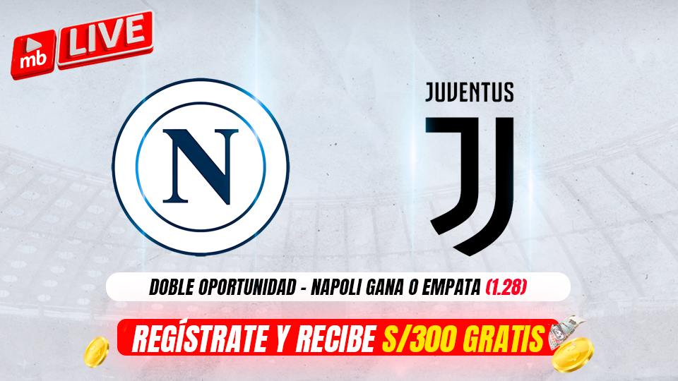 NAPOLI VS JUVENTUS: PRONÓSTICOS Y CUOTAS DE MERIDIANBET
