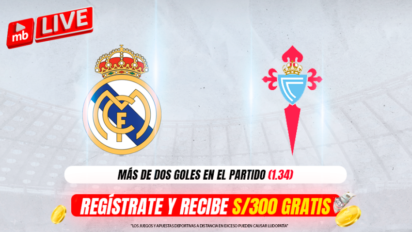 REAL MADRID VS CELTA DE VIGO: PRONÓSTICOS Y CUOTAS DE MERIDIANBET