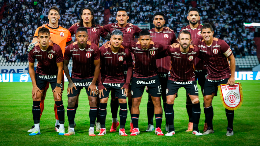 EL PODEROSO ONCE DE UNIVERSITARIO PARA ENFRENTAR AL EQUIPO DE LIONEL MESSI