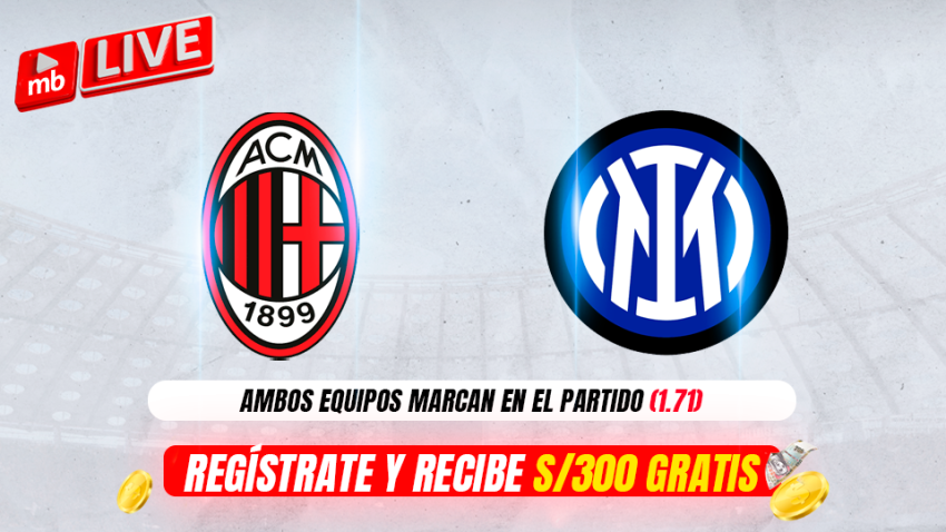 AC MILAN VS INTER: PRONÓSTICOS Y CUOTAS DE MERIDIANBET