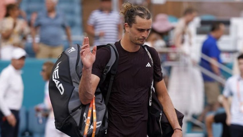 ALEXANDER ZVEREV ELIMINADO EN OCTAVOS DE FINAL DEL MIAMI OPEN