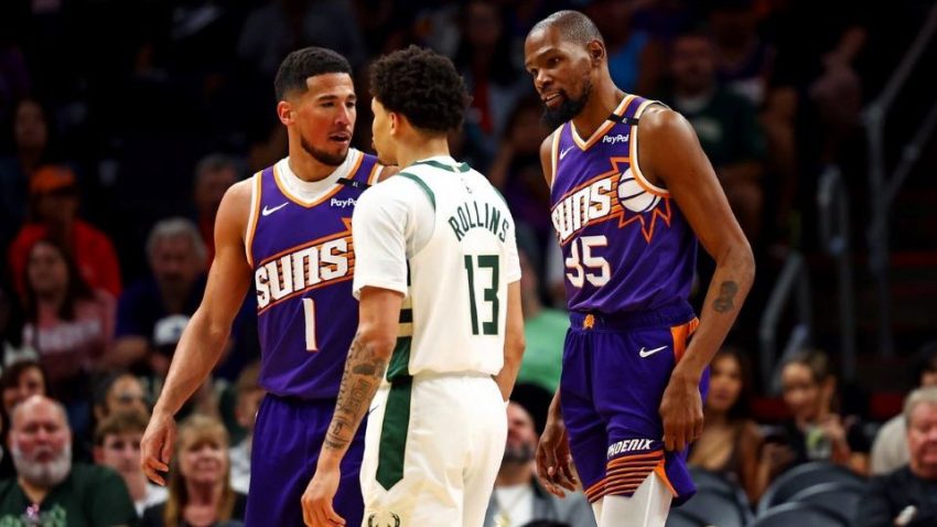 PHOENIX SUNS VENCIÓ A MILWAUKEE BUCKS CON UNA CANASTA AGÓNICA DE DEVIN BOOKER