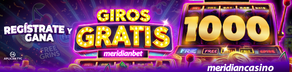 Regístrate en Meridianbet y recibe 1000 giros gratis.