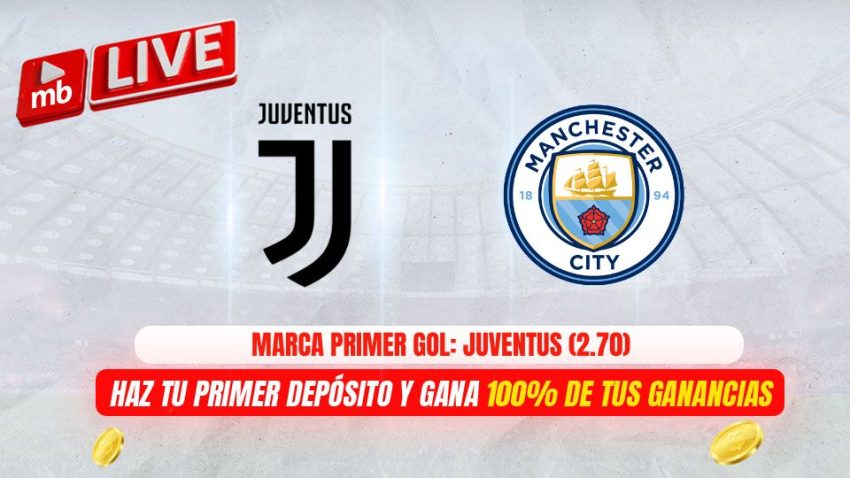Juventus vs Manchester City: Cuotas y pronósticos de Meridianbet