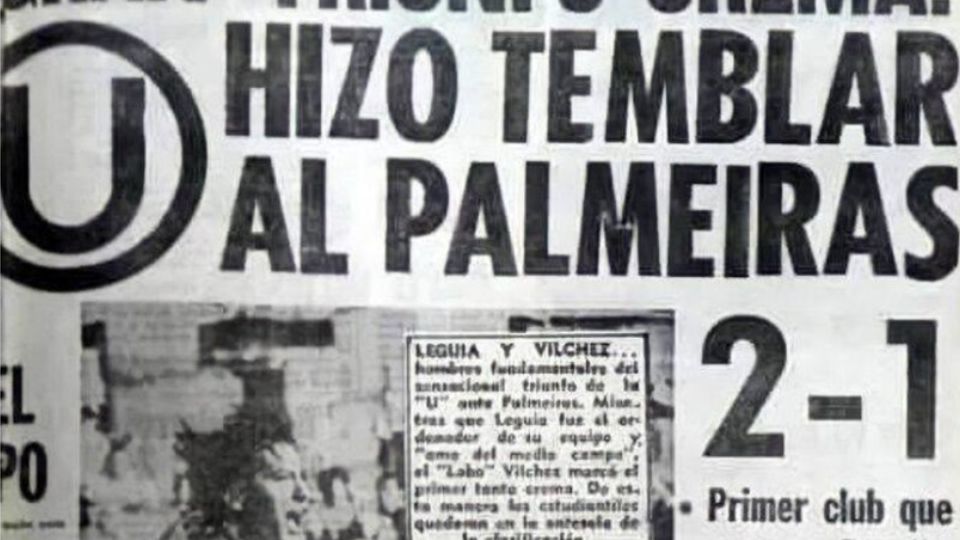 Palmeiras vs Universitario por octavos de final de la Copa Libertadores.