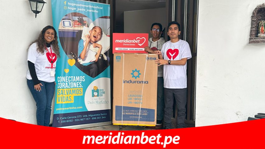 Meridianbet llevó importante donación a la Casa Hogar Padre Martinho