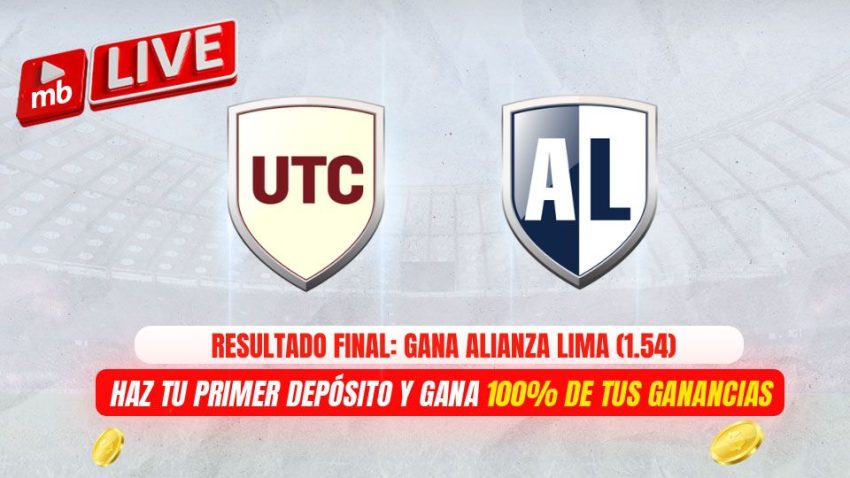 UTC vs Alianza Lima: Cuotas y pronósticos de Meridianbet