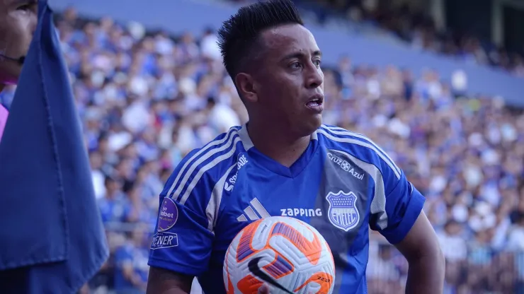Christian Cueva en Emelec.