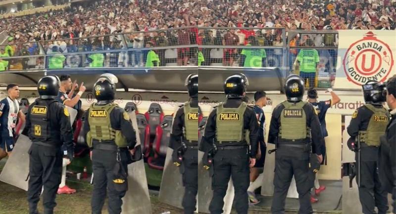 Universitario reclamó gestos de jugadores de Alianza Lima.