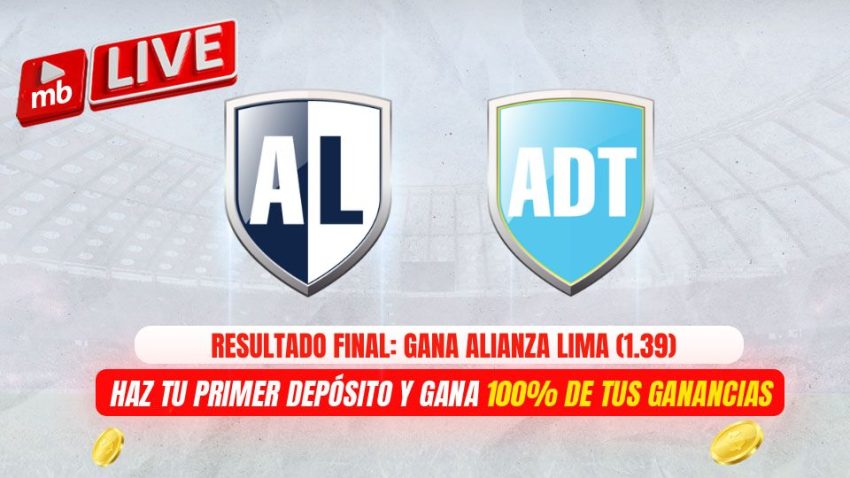 Alianza Lima vs ADT: cuotas y pronósticos de Meridianbet