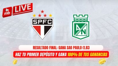 Sao Paulo vs Atlético Nacional: pronósticos de Meridianbet