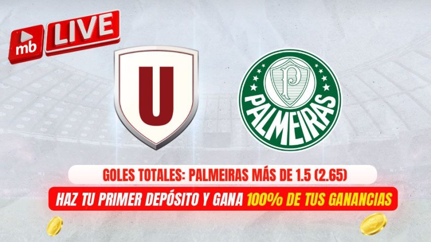 Universitario vs Palmeiras: cuotas y pronósticos de Meridianbet
