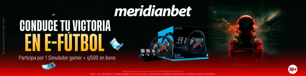 Promoción Meridianbet E-fútbol.